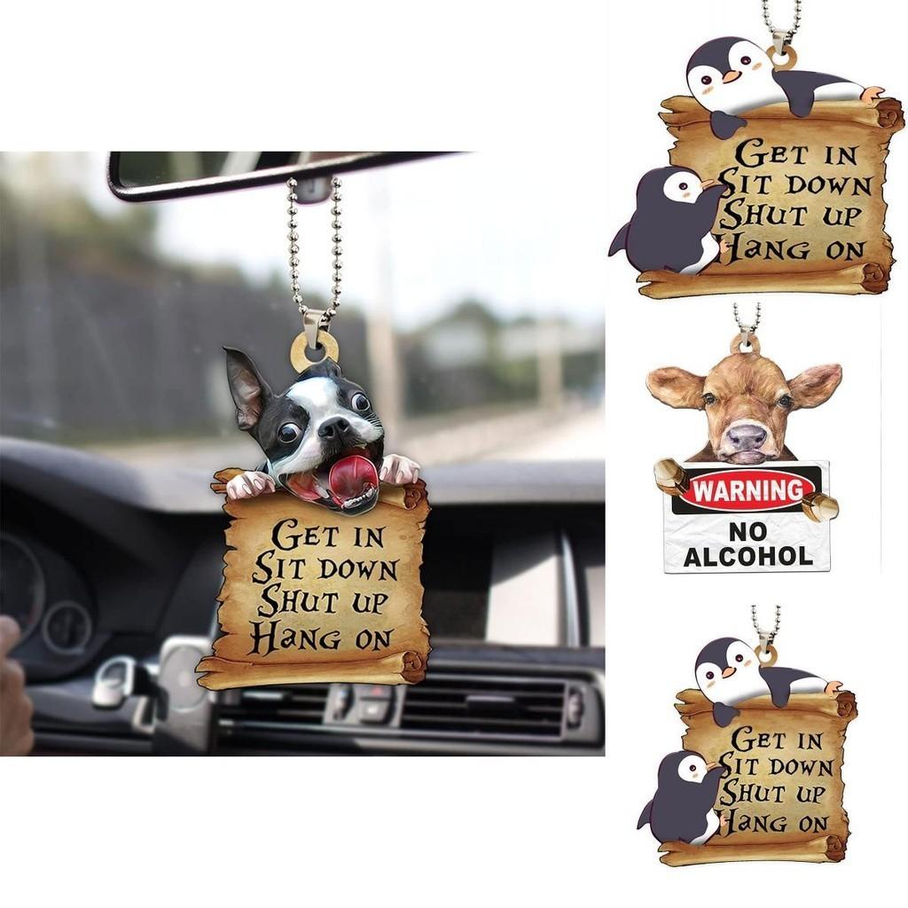 Acessório para Espelho Retrovisor de Carro Golfinho Decoração de Árvore de Natal Enfeite Pendurado Decoração de Casa Presente Material Acrílico