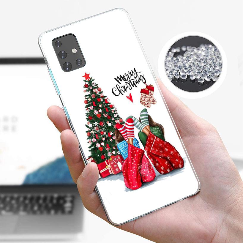 Christmas Girls Tree Gift Phone Case For Samsung Galaxy A52 A32 A22 A12 A51 A31 A50S A30S A20S A10S Note 20 Ultra 10 Plus S10 A7