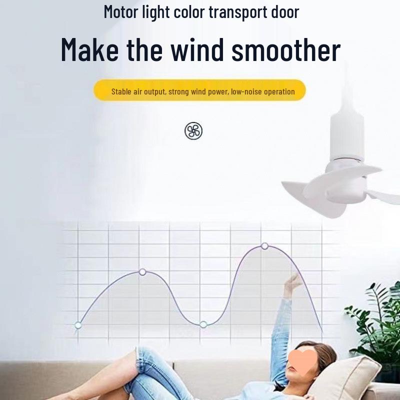 Compact Energy-Saving Cyclone Fan with Expandable Blades and Brushless Motor