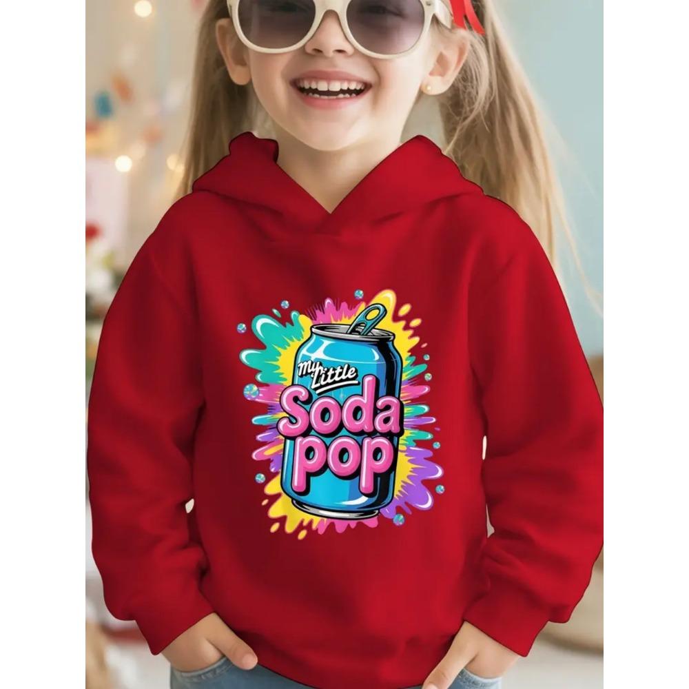 Sudaderas con capucha My Little Soda Pop para niños Música K-Pop Sudadera de anime coreano Ropa de niña hip hop Regalo Camisetas con dicho lindo Top para niños