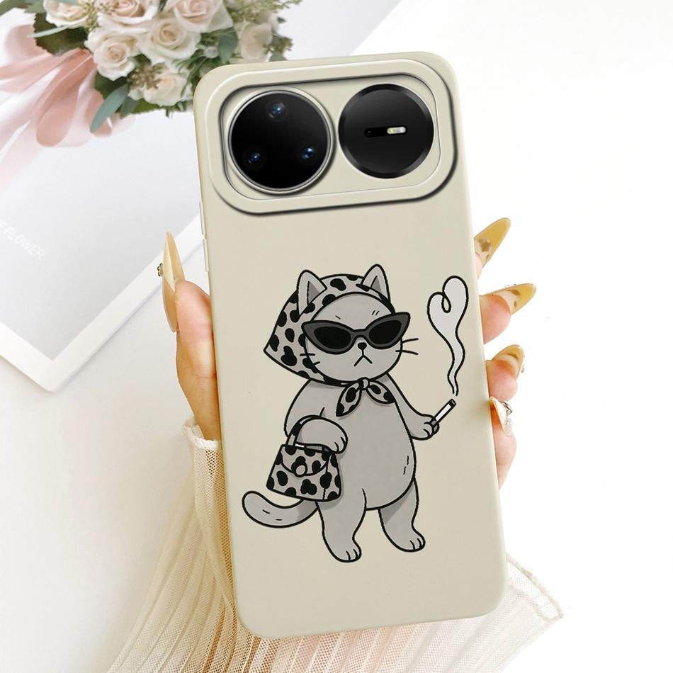 For Huawei Nova 15 Pro 15 15Ultra 2026 Cute Cat Flower Cartoon Phone Case For Huawei Nova15 15Pro Soft Silicone Covers Bumpers