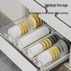 Miflame Nail-Free Stainless Steel In-Cabinet Dish Drying Rack