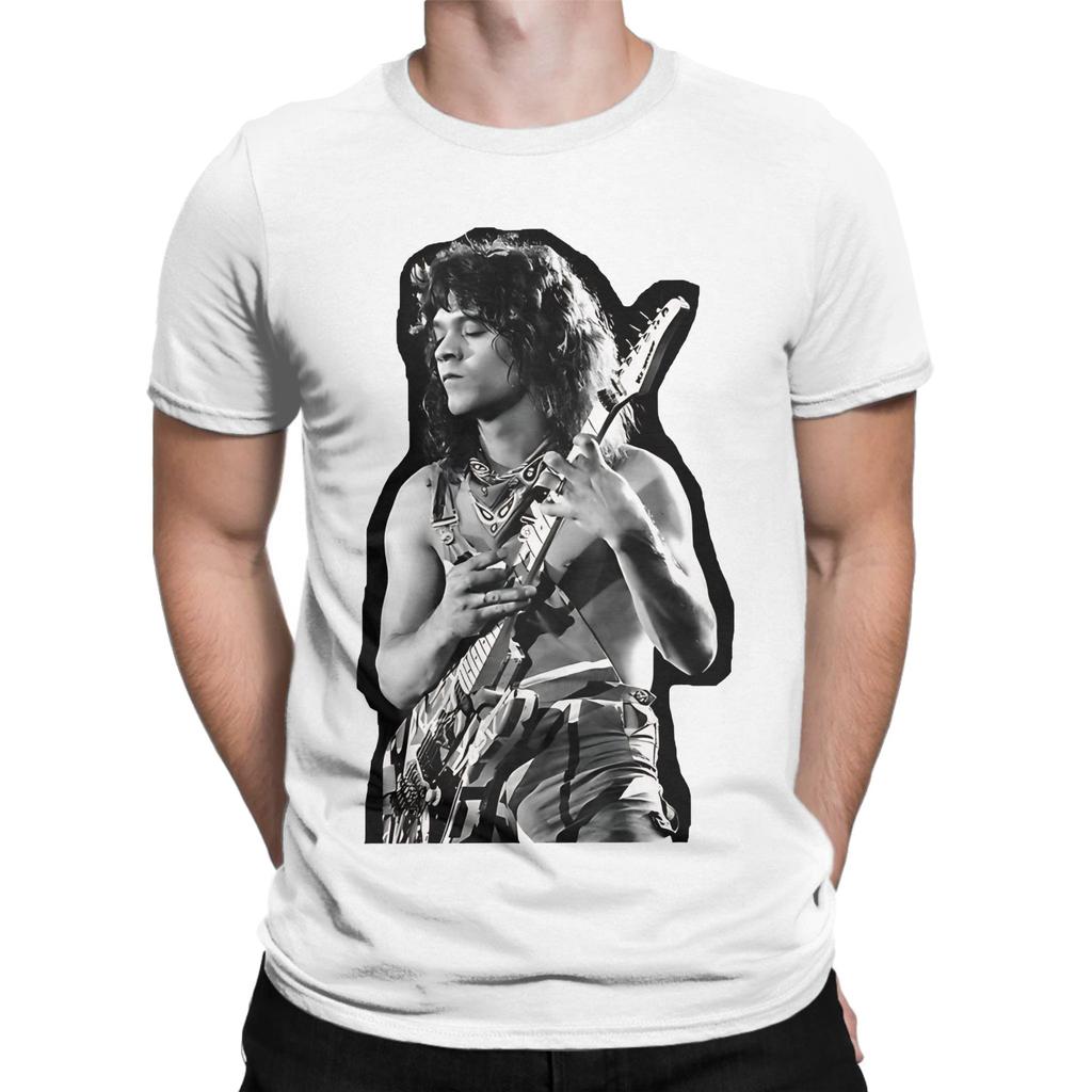 long sleeve eddie stuff eddie funny eddie Funny 100 Cotton TShirt Van Halen Tees Tops For Unisex