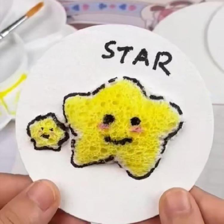 Magics 3D Foam Texture Painting Kits Magics Puff Paint with Watercolor Pen Art Supplies for Kids