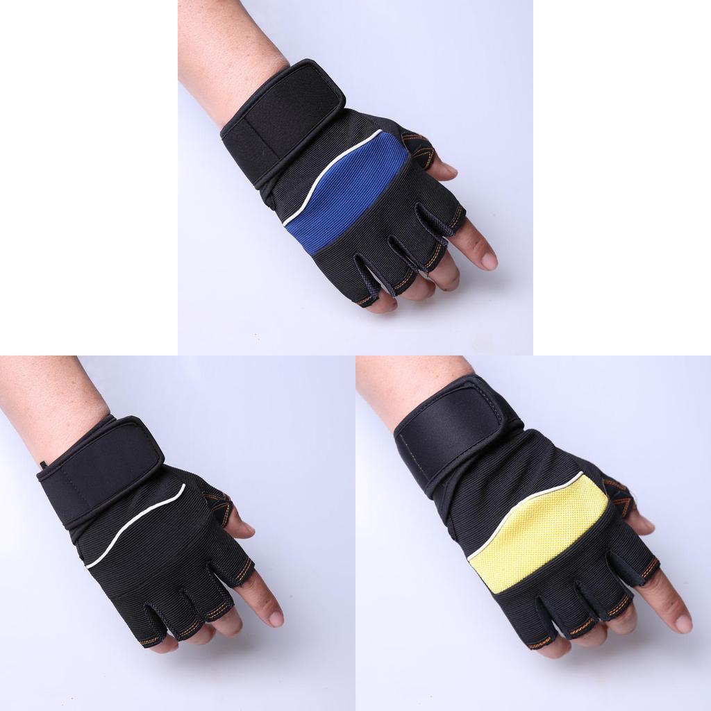 Cycling Half Finger Gloves With Warmth And Nonslip Grip For Outdoor Fitness