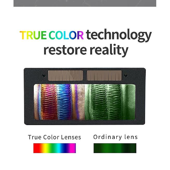 Zewnętrzna kontrola Słoneczne Automatyczne Ciemnienie Prawdziwy kolor Okulary spawalnicze Maska spawalnicza Kask spawalniczy Gogle z osłoną eara Din9-Din13