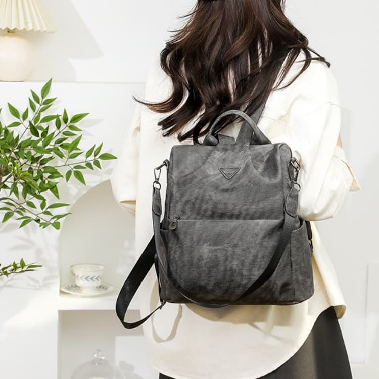 Vielseitiger Rucksack mit großem Fassungsvermögen, tragbare Umhängetasche für Damen