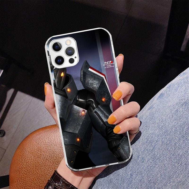 N7 Mass Effect Phnoe Case for Iphone 17 Air 16 16E 11 12 13 Mini 14 Plus 15 Pro Max 7 8 + SE 2020 Phone Cover Coque