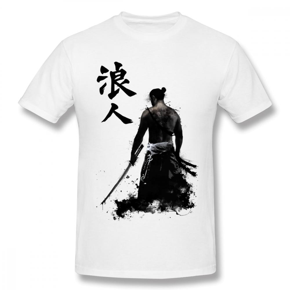 Unisexs Quality Samurai Tshirt Casual T Shirt Cotton SXL Tshirt Birthday Gift t shirt D Print Tees