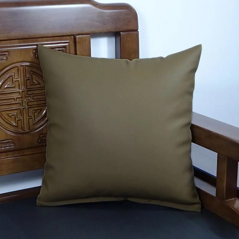 1Pcs PU Leather Cushion Cover Pillow Cover Nordic Decorative Pillows for Sofa Living Room Home Decor43x43/50x50cm Pillowcase