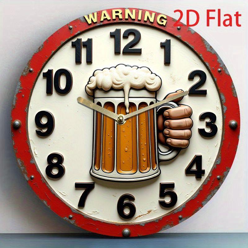 Segno in Latta Metallico Birra Decorazione Murale 20x30cm