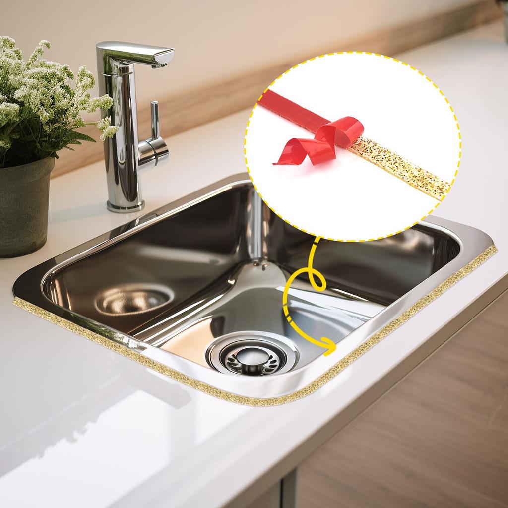 300cm Self-Adhesiv Tile Gap Tape Kitchen Bathroom Mildewproof Waterproof Beautiful Seam Tape 8mm Wall Floor Gap Line Decor Strip