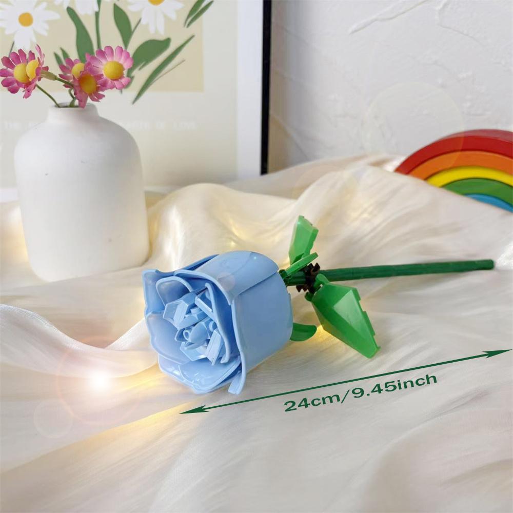 Phalaenopsis Baustein-Set für Kinder - Lustige Simulation einer blühenden Topfpflanze, Ideal zur Dekoration von Zimmern & Geschenke für Mädchen