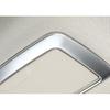 For BMW 7 Series 2016- Matte Silver Car Rear Makeup Mirror Frame Stcker Trim