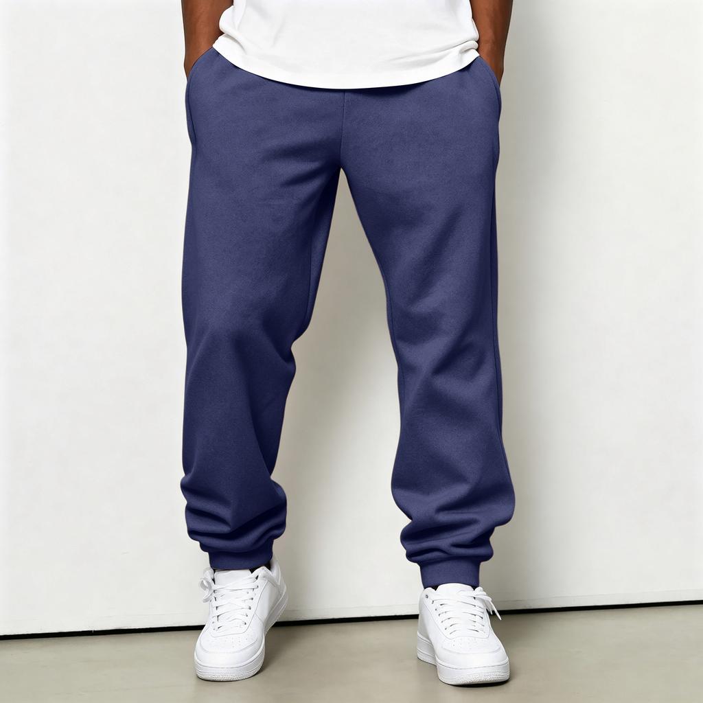 Men's Jogger Pants with Drawstring Elastic Waist