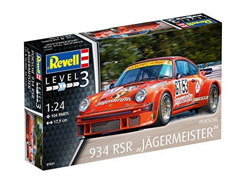 Revell 1/24 Porsche 934 RSR Jägermeister Plastic Model Kit 07031