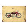 Motorcycle Patent Metal Plaque Poster Design Living Room Wall Decor Decoration Vintage Tin Sign Poster