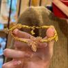 Enamel Butterfly Bracelet For Women Gold Color Bracelets Sweet Party Birthday Jewelry Gift