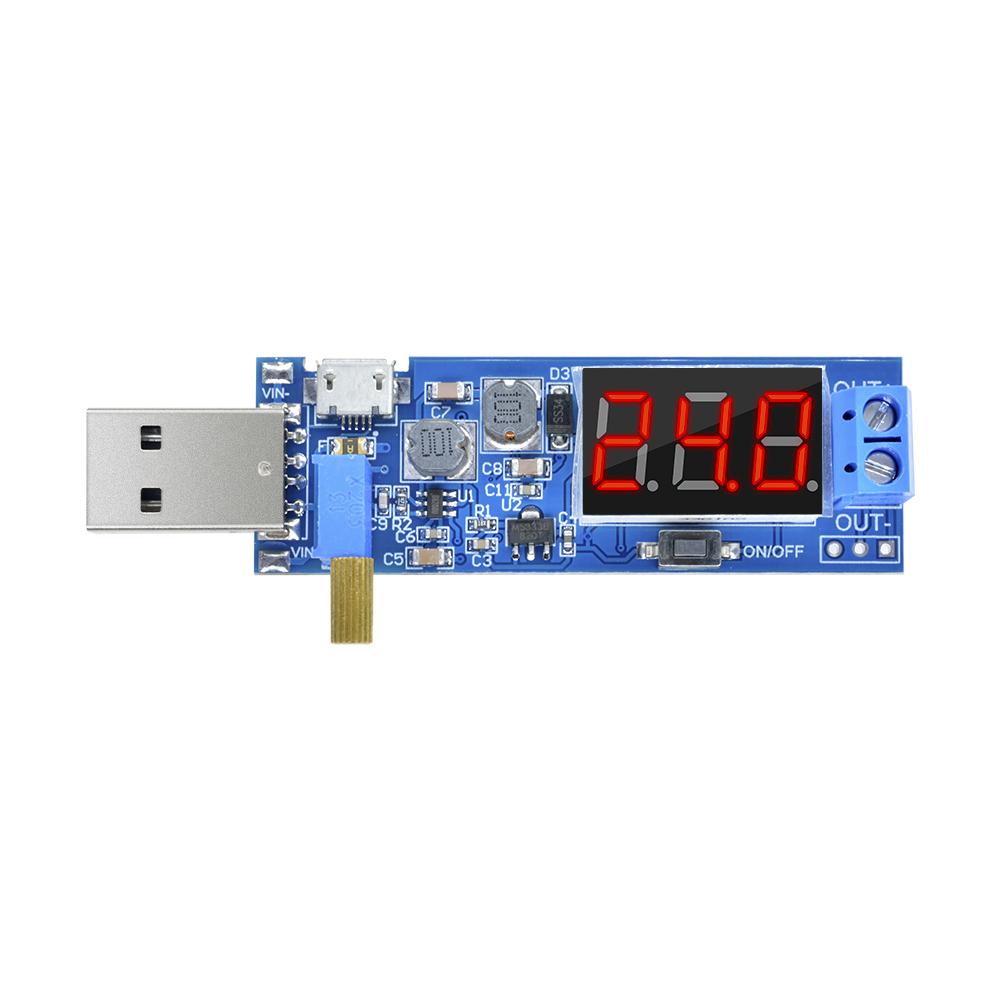 Type-c USB 5V DC-DC Buck Boost Converter Power Supply Module Adjustable Voltage Regulators 3.5-12V To 1.2-24V