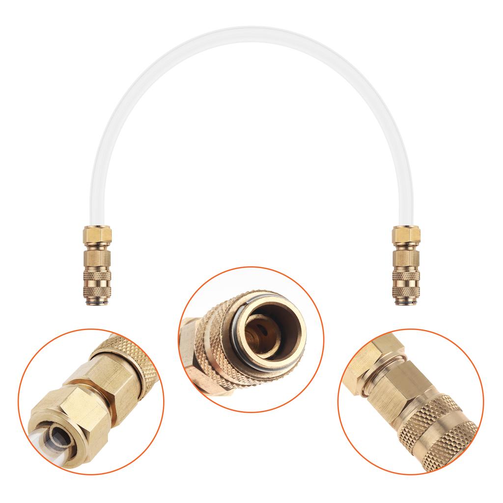 Quick Connect Boat Bleed Filler Kit Fit for Seastar Inboard / Outboard Hydraulic Steering Systems, Oil Filler Hose Bridge Tube Replacement Kit