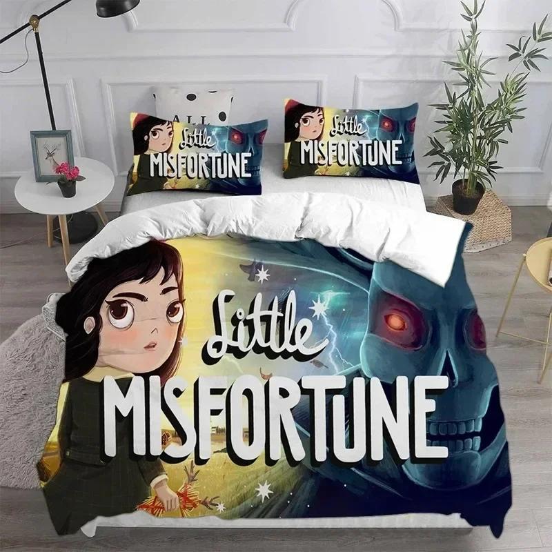 Home Textiles Little Misfortune Bedding Sets Comforter Quilt Bed Cover Duvet Cover Pillow Case Sets Kids Adult Size