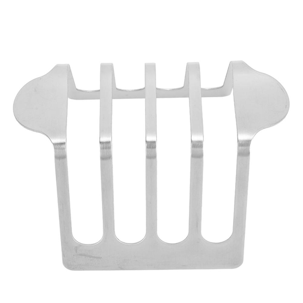 Stainless Steel Toast Rack Easy To Clean Bread Holder Air Fryer Accessories Bread Rack  Baking