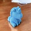 Creative Birthday Gifts for Girls 3D Printed Unicorn Figurine with Knitted Texture, Cute Compact Rainbow Colored Desk Decor Animal Statue, Desktop