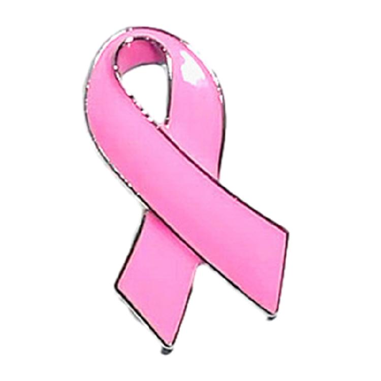 

Breast Cancers Awareness Pins Small Ribbon Lapel Pins Metal Brooch Hope Ribbon Pins Gift for Girls Women Men Clothes рожевий