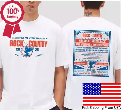 Rock The Country 2025 Lineup Fan Gifts Two Sides Classic T-Shirt Unisex T-Shirt XL
