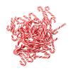 Good-150Pcs Red And White Handmade Christmas Candy Cane Kawaii Miniature Food Dollhouse Home Decor