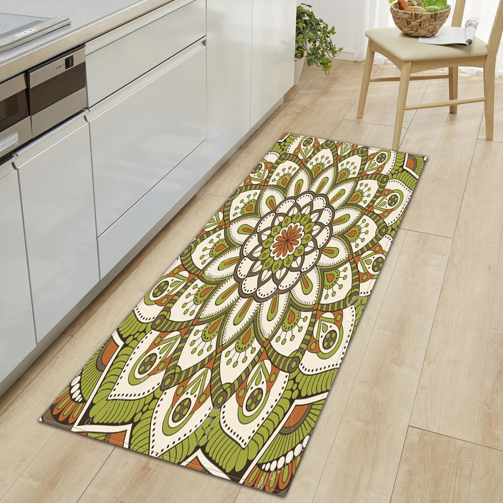 Colored Stone Bathroom Absorbent Non-Slip Floor Mat Kitchen Strip Bedroom Door Mat Living Room Carpet