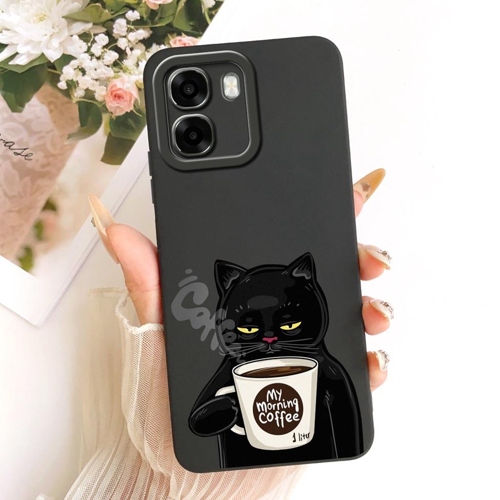 For Oppo A6x 4G CPH2819 5G CPH2783 Phone Case For Oppo A6x Cover Cute Kawaii Luxury Fashion Flowers Cool Painted Silicone Casing