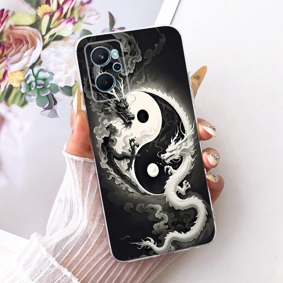 For Realme 9i 4G Case RMX3491 Cute Lion Fashion Painted Cover Soft Slim Phone Case For Realme 9i 5G RMX3612 Realme9i Fundas Bags