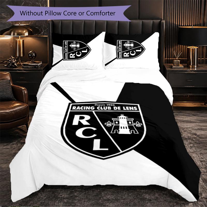 Lens FC Themed Bedding 3Pcs Duvet Cover Set Decorative Bed Linen For Teen Room Home Decoration