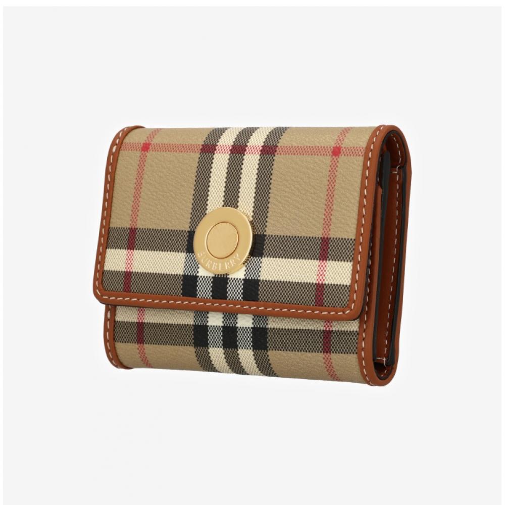 Burberry Vintage Check Small Folding Wallet 8109800 A9534