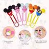 MINISO 10 Pieces of Large Cartoon Mixed-color Paper Clips