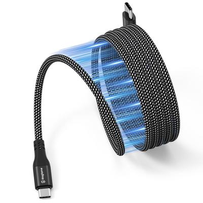 Magtame Fast Magnetic Memory Foam USB USB Cable with Metal Double Nylon Compatible with iPhone MacBook Samsung USB-C Cable, Charging, Suction,