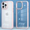 For iPhone 16 Pro Clear Phone Case PC+Silicone Shockproof Back Cover