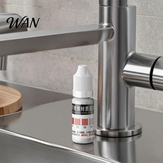 Safe Test Solution 1/2Pcs 10ML Stainless Steel Testing Liquid, 200-316 Liquid Reagent, Metal Inspection Drops for Factory, Home, Workshop, Industrial