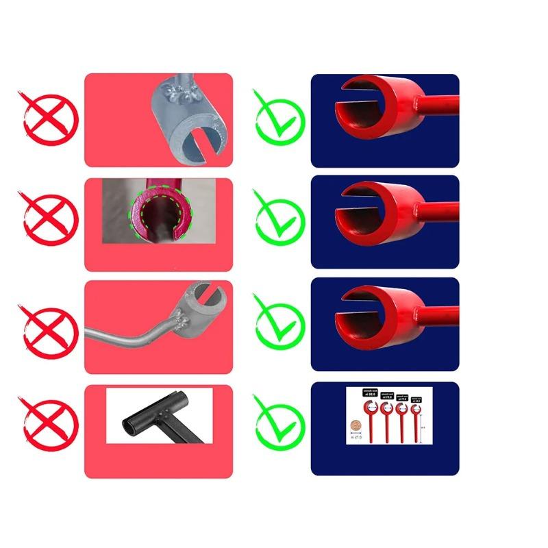 Multi head hinge adjustment tool/door hinge doctor, standard gauge heavy-duty door hinge adjustment tool