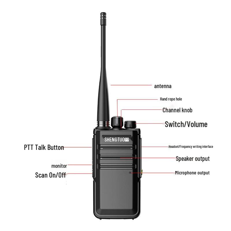 Shengtuo MTP Long-Range Professional Two-Way Radio (CN version)