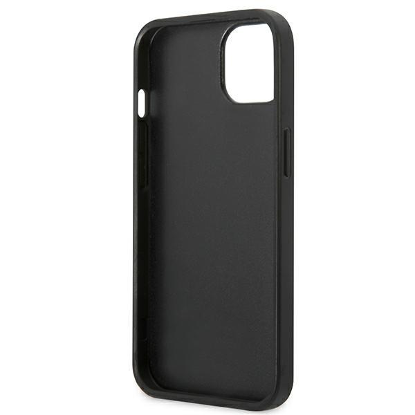Karl Lagerfeld KLHCP13MSFMP2DG iPhone 13 / 14 / 15 6,1" Hardcase Srebrny/silver Saffiano Plaque