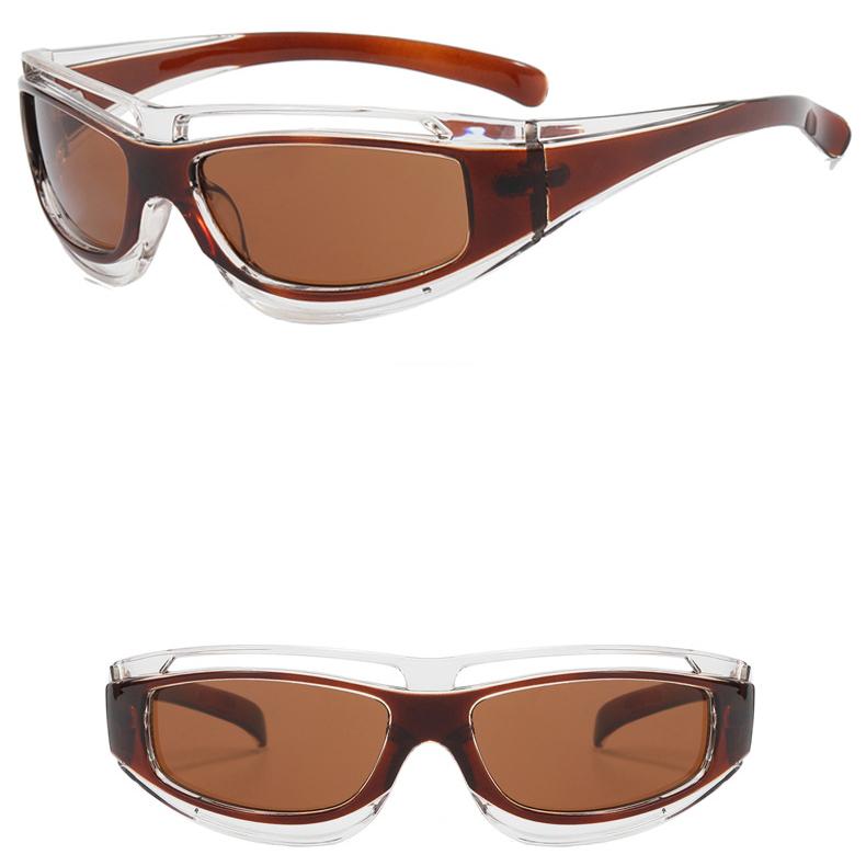 Ochelari de soare pentru femei, protecție solară, protecție UV, fashion punk, tehnologie futuristă și ochelari de soare pentru bărbați