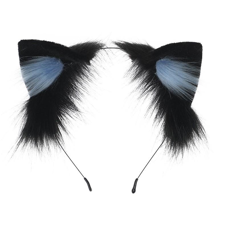 Handmade Plush Cat Ear Headband Cosplay Anime Convention Kawaii Accessory Unisex