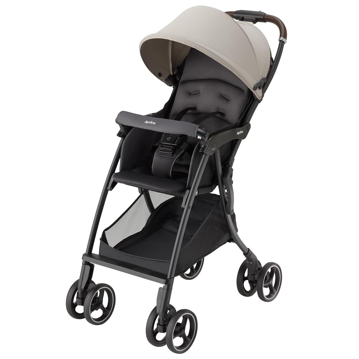 

Aprica Magical Air Free AB B-Type Stroller, for ages 7-36 months, lightweight, compact, four-wheel freewheel (beige) [2024 model] 2202776