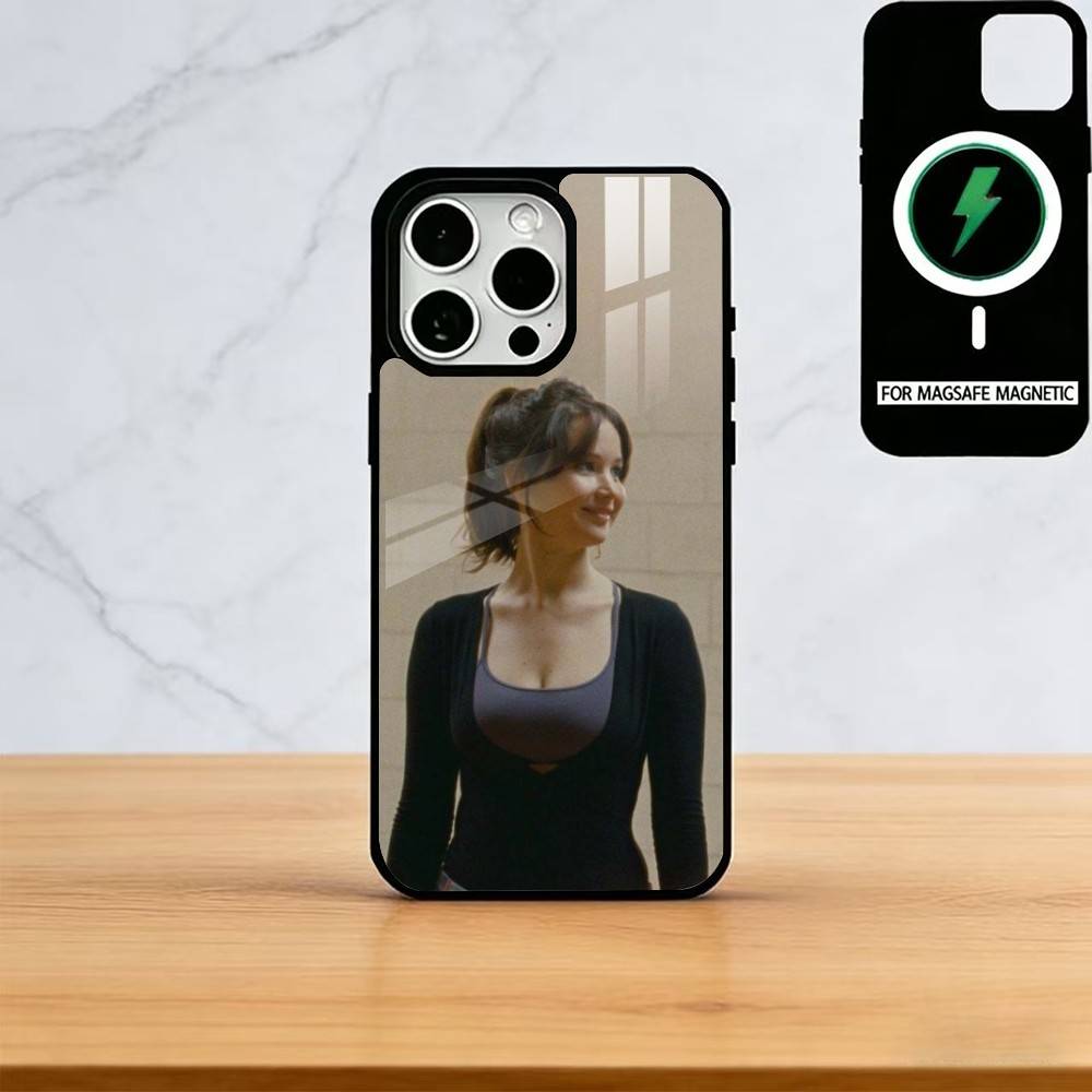 Jennifer Lawrence Phone Case For iPhone17,16,15,14,13,12,11 Plus,Pro Magnetic with Magsafe Wireless Charging iPhone11