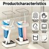 2 Pieces/1 Piece, Toothbrush Holder Set - Space Saving Couple Toothbrush Holder, Toothbrush Holder with Cup/Lid Contains 4 Slots