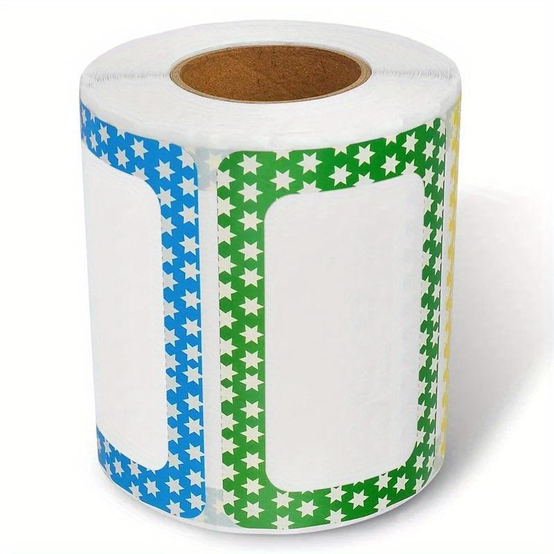 

300 шт./рулон, цветные пустые рукописные наклейки с именами, этикетки для детей, школ, учителей, предложение, канцелярские наклейки разноцветный