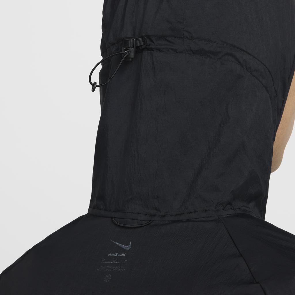 Nike Solid Color Hooded Long Sleeve Zip Jacket Men Jackets Black HV4549010