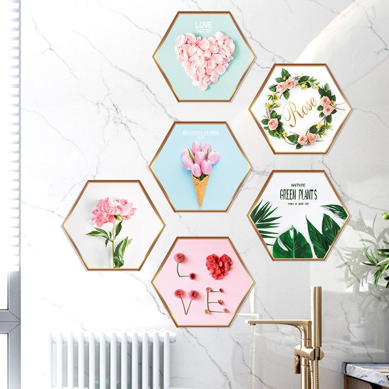 Green Plant Photo Frame Wall Sticker Removable Reusable Self Adhesive Wall Decal for Bedroom Living Room Home Decor